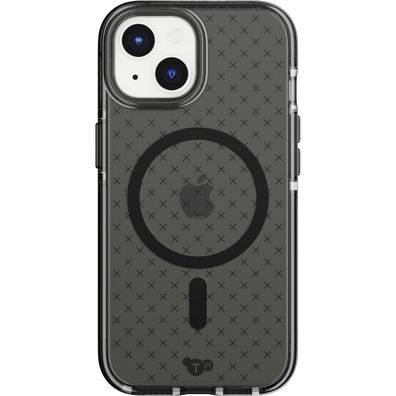 Tech21 EvoCheck Case MagSafe für Apple iPhone 15 - Smokey/Black