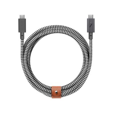 Native Union Belt Cable USB-C auf USB-C Pro - 2,4m - Zebra - 240W