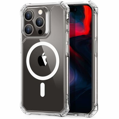 ESR Air Armor HaloLock Case für iPhone 15 Pro Max - Transparent