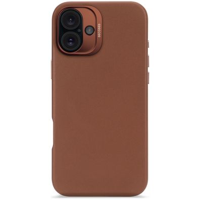 Decoded Leather Backcover Lederschutzhülle für iPhone 16 Plus - Tan