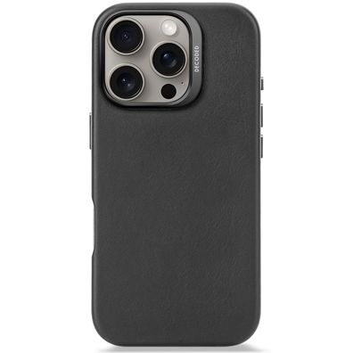 Decoded Leather Backcover Lederschutzhülle für iPhone 16 Pro Black