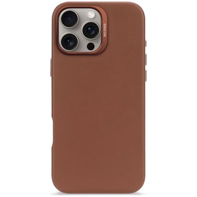 Decoded Leather Backcover Lederschutzhülle für iPhone 16 Pro Max - Tan