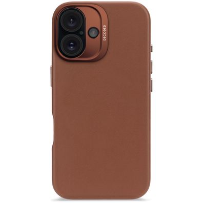 Decoded Leather Backcover Lederschutzhülle für iPhone 16 - Tan