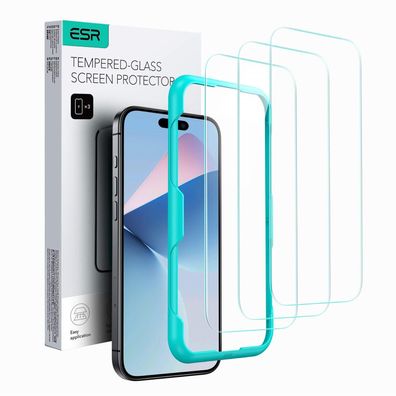 ESR Tempered-Glass Displayschutz Glas für Apple iPhone 16 Pro Max