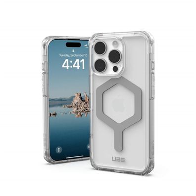 Urban Armor Gear UAG Plyo MagSafe Case für iPhone 16 Pro - Ice/Silber