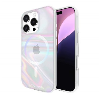 Case-Mate Soap Bubble MagSafe Case für Apple iPhone 16 Pro - Transparent