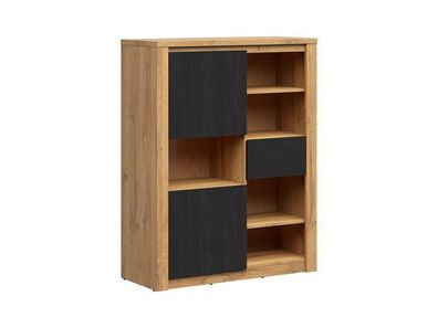 Highboard Walton x 104,5 x 133,5 cm | Schwarz