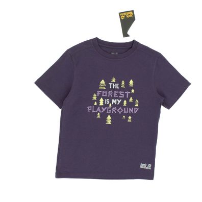 Jack Wolfskin Kids Playground Tee Kinder T-Shirt Lila 1603921-2031