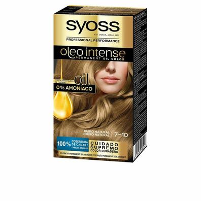 Syoss Oleo Intense Permanent Hair Color 7-10 Natural Blonde