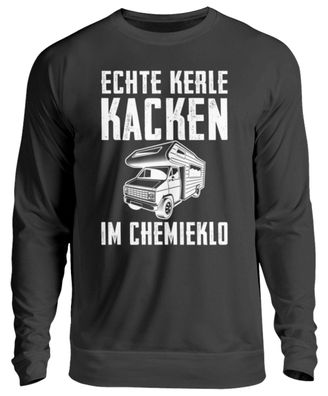 ECHTE KERLE KACKEN IM Chemieklo - Unisex Pullover