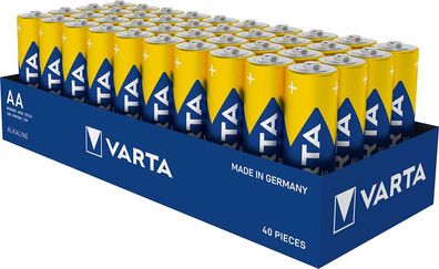 40x Varta Longlife Power 4906 Mignon AA Batterie 1,5V 2960mAh LR6