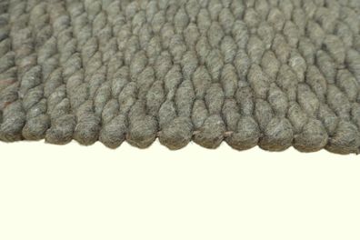 Teppich Brinker Carpets Genua 200x300 cm 100% Wolle Tapijt Handgewebt oliv grün