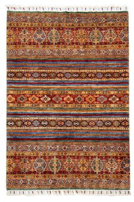 Teppich Orient Ziegler Ariana Khorjin 120x170 cm 100% Wolle Handgeknüpft Rug rot