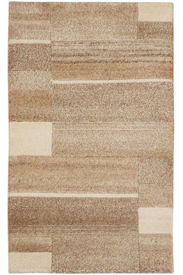 Teppich Nepal Living Star Handgeknüpft 70x140 cm 100% Wolle Rug beige natural