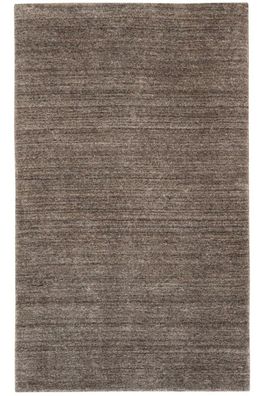 Designer Teppich Musterring Malibu Deluxe Handgewebt Viskose 70x140 cm braun