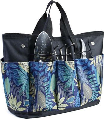 Voiakiu Gartenwerkzeugtasche, Gartenwerkzeugtasche, robuste Gartentasche mit Taschen