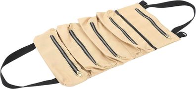 Wasserdichte, tragbare Roll-Up-Werkzeugtasche, 295 g, Khaki