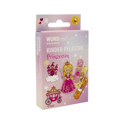 WUNDmed® Kinderpflaster "Prinzessin" 63 x 19 cm 10 Stück/Packung