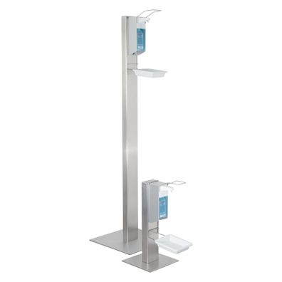 Sanismart Hygiene-Tower Edelstahl SET Boden- und Tischspender