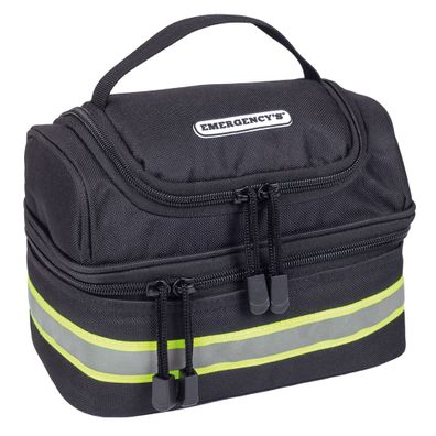 Emergency's LUNCH BOX Brotzeittasche Schwarz 21,5 x 14,5 x 13 cm