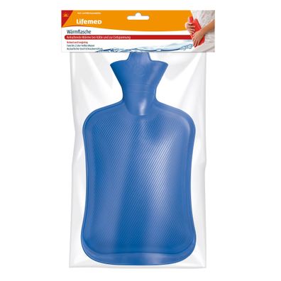 Lifemed Wärmflasche 2 l blau