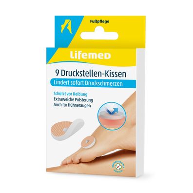 Druckstellen-Kissen Lifemed 9 Stück hautfarben