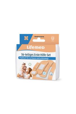 Lifemed Erste-Hilfe-Set hautfarben 36-teilig, 5 Größen