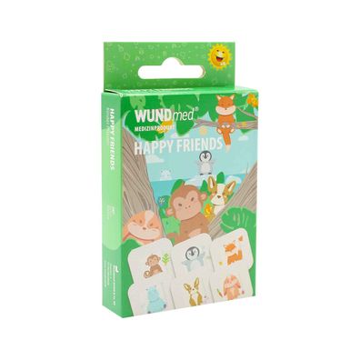 WUNDmed Pflaster "Happy Friends" 10 Stück/Packung Motivpflaster