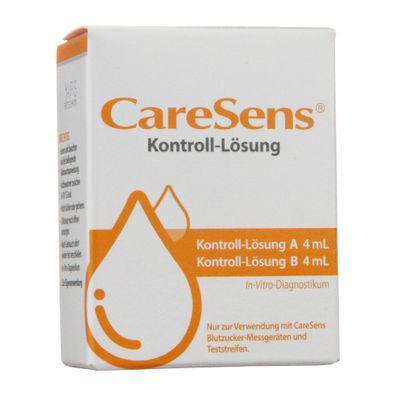 Kontrolllösung A und B jeweils 4 ml für CareSens-N Blutzuckermessgerät