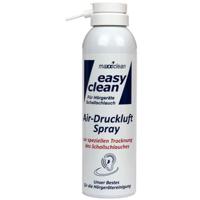 easy clean Air Druckluft Spray für Hörgeräte-Schallschlauch