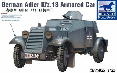 Bronco Models 1:35 CB35032 Adler Kfz.13