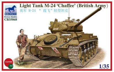 Bronco Models 1:35 CB35068 Light Tank M-24 Chaffee (British Version