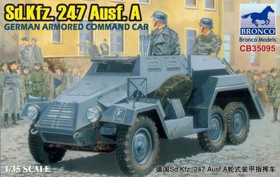 Bronco Models 1:35 CB35095 Sd. Kfz.247 Ausf.A. German Armored Command Car