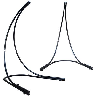 Bis 150kg: XL Hängesessel Gestell Outdoor - 210cm Ständer für Hängestuhl Garten