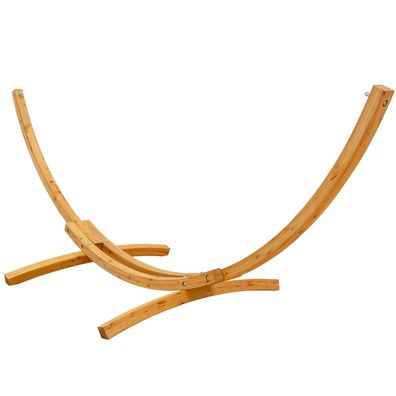 Großes Hängemattengestell Outdoor Holz - 325 cm Hängematten Ständer Holzgestell