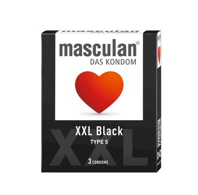 Masculan XXL Black 3 St