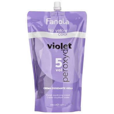 Fanola No Yellow Color Creme Oxidant Violet 1,5% 1 L