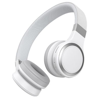 Kabelloser On-Ear Bluetooth-Kopfhörer in Weiß Mit Noise-Cancelling