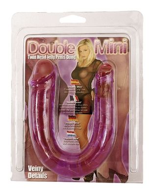 Double Mini Jelly Penis Dong lila