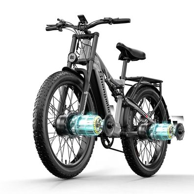 Shengmilo S600 Elektrofahrrad, Unisex-Elektrofahrrad 2000W