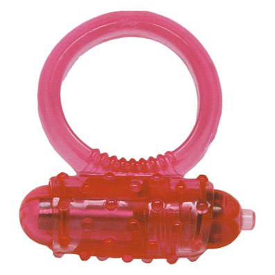 Silicone Soft Cock-Ring pink m. Vibr