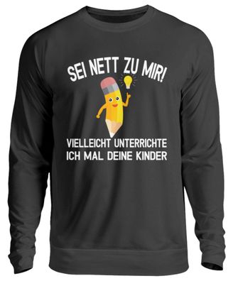 Sei Nett zu mir vielleicht Unterrichte - Unisex Pullover