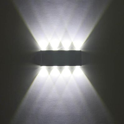 Moderne LED-Wandleuchte, 8W, Aluminium, Innendekoration