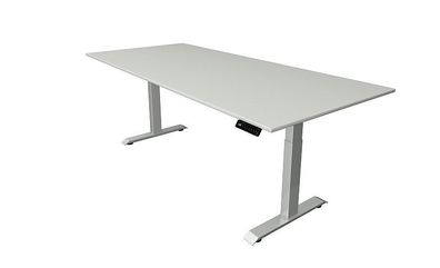 Kerkmann Schreibtisch Sitz-Stehtisch Move 4 silber 225x100x64-129cm elektr. höhenv