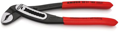 KNIPEX 88 01 180 Alligator® Wasserpumpenzange 180 mm mit rutschhemmendem Kunststof