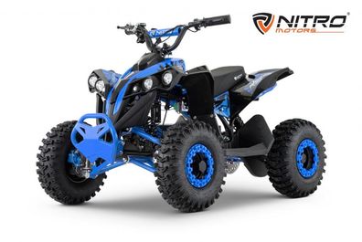 NITRO MOTORS 1200W 48V Eco mini Kinder Quad Avenger Snowy Tire XL Sport 6 Zoll