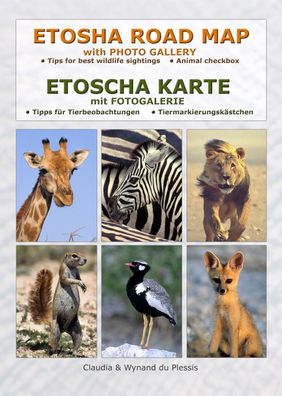 Etoscha KARTE (Etosha National Park, Namibia) mit Fotogalerie, Claudia Du P