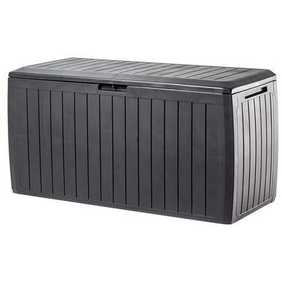 KADAX Gartenkiste, 290 L, Dunkelbraun, 116 x 47 x 60 cm