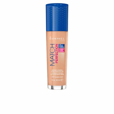 Rimmel Match Perfection Foundation 301 Warm Honey