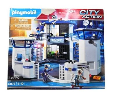 Playmobil City Action 6872 Polizei-Kommandozentrale mit Gefängnis * unvollständig